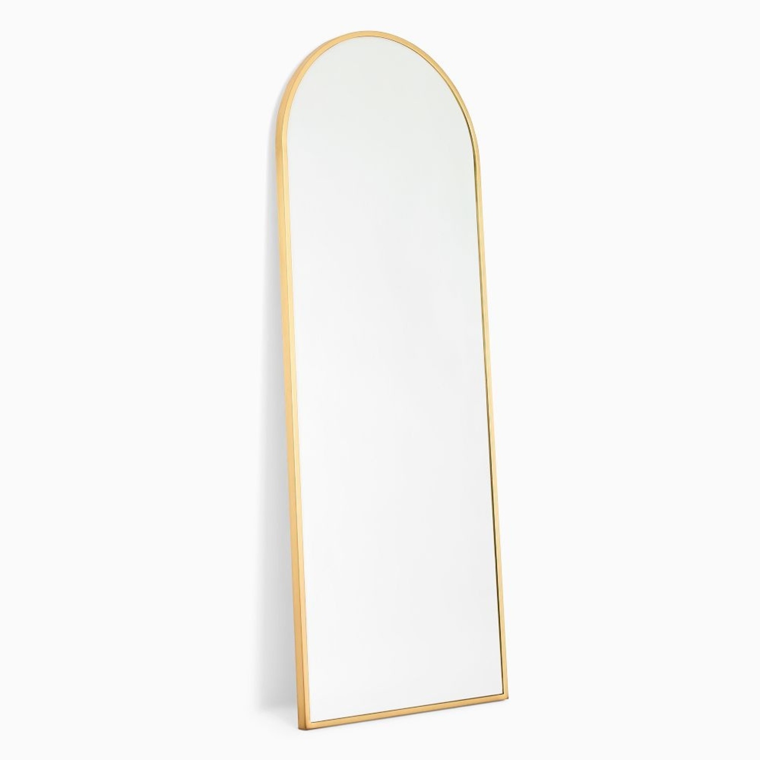 West Elm Metal Frame Arched Floor Mirror - image-4