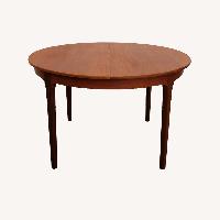 Vintage Mid Century Modern Teak Dining Table