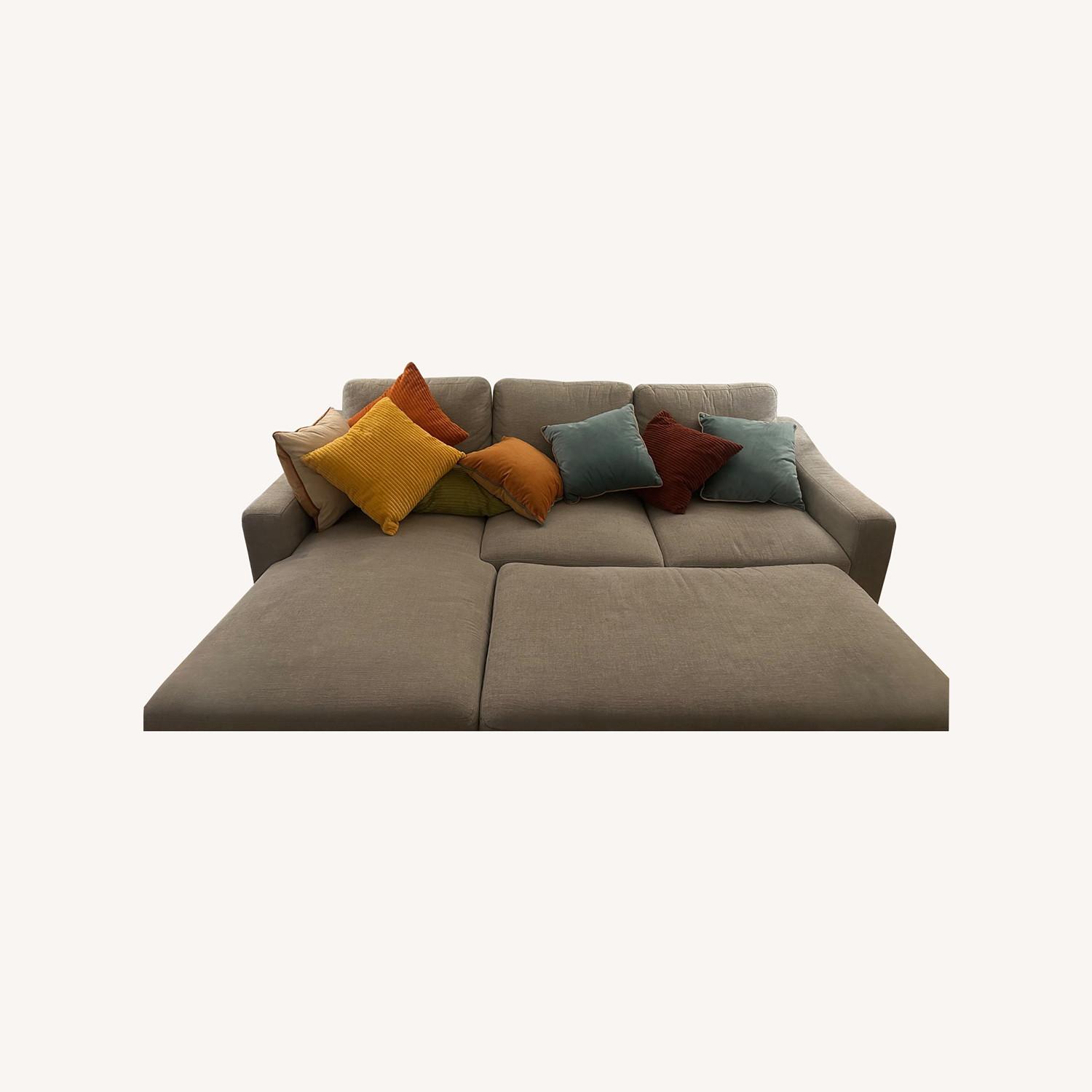 Light Brown 3+ Piece Sectional - image-0