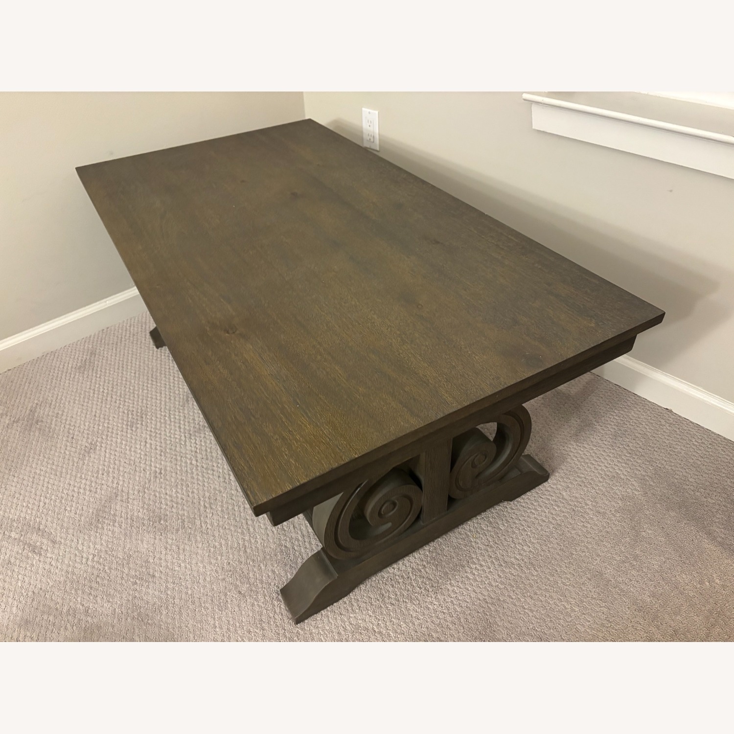 Raymour & Flanigan Dark Brown Olivia Rectangular Cocktail Table - image-2