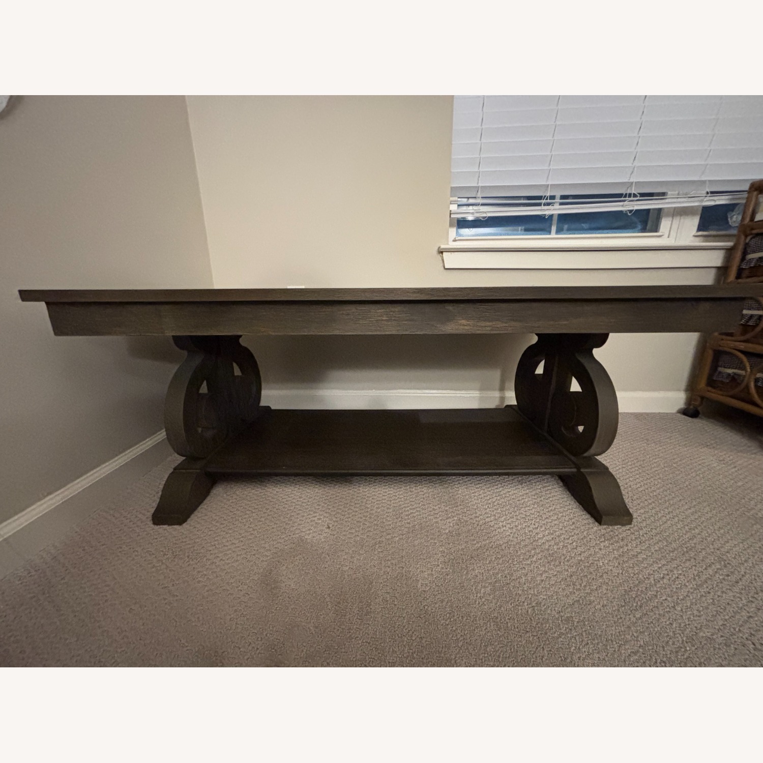 Raymour & Flanigan Dark Brown Olivia Rectangular Cocktail Table - image-3