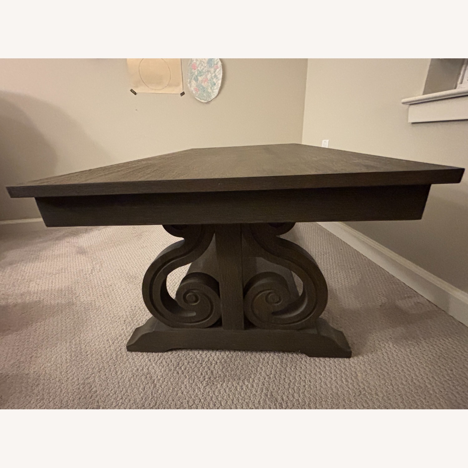 Raymour & Flanigan Dark Brown Olivia Rectangular Cocktail Table - image-4