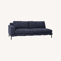 West Elm Harper Midnight Deco Weave Sectional Sofa