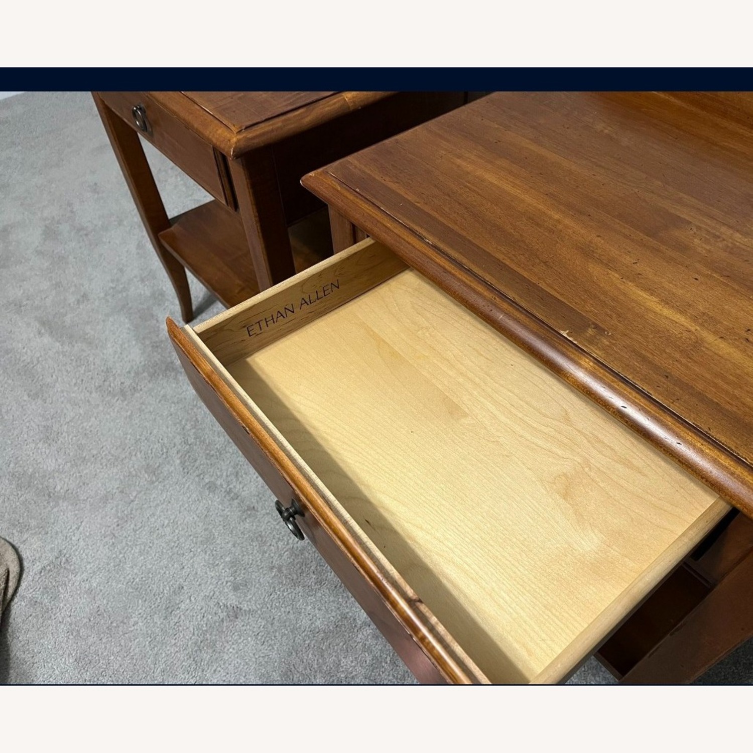 Ethan Allen Natural Wood Nightstands - image-3