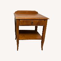 Ethan Allen Natural Wood Nightstands