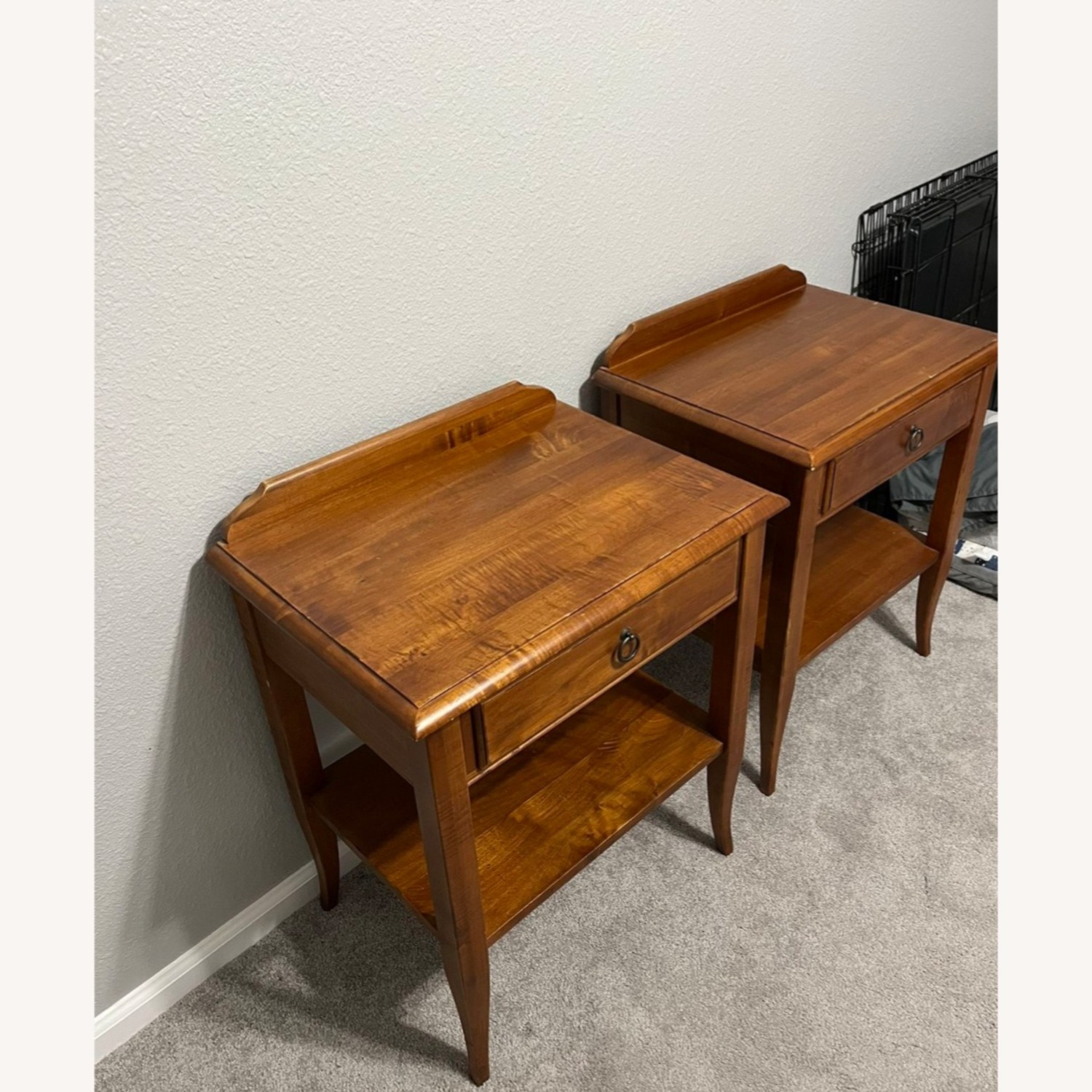 Ethan Allen Natural Wood Nightstands - image-1