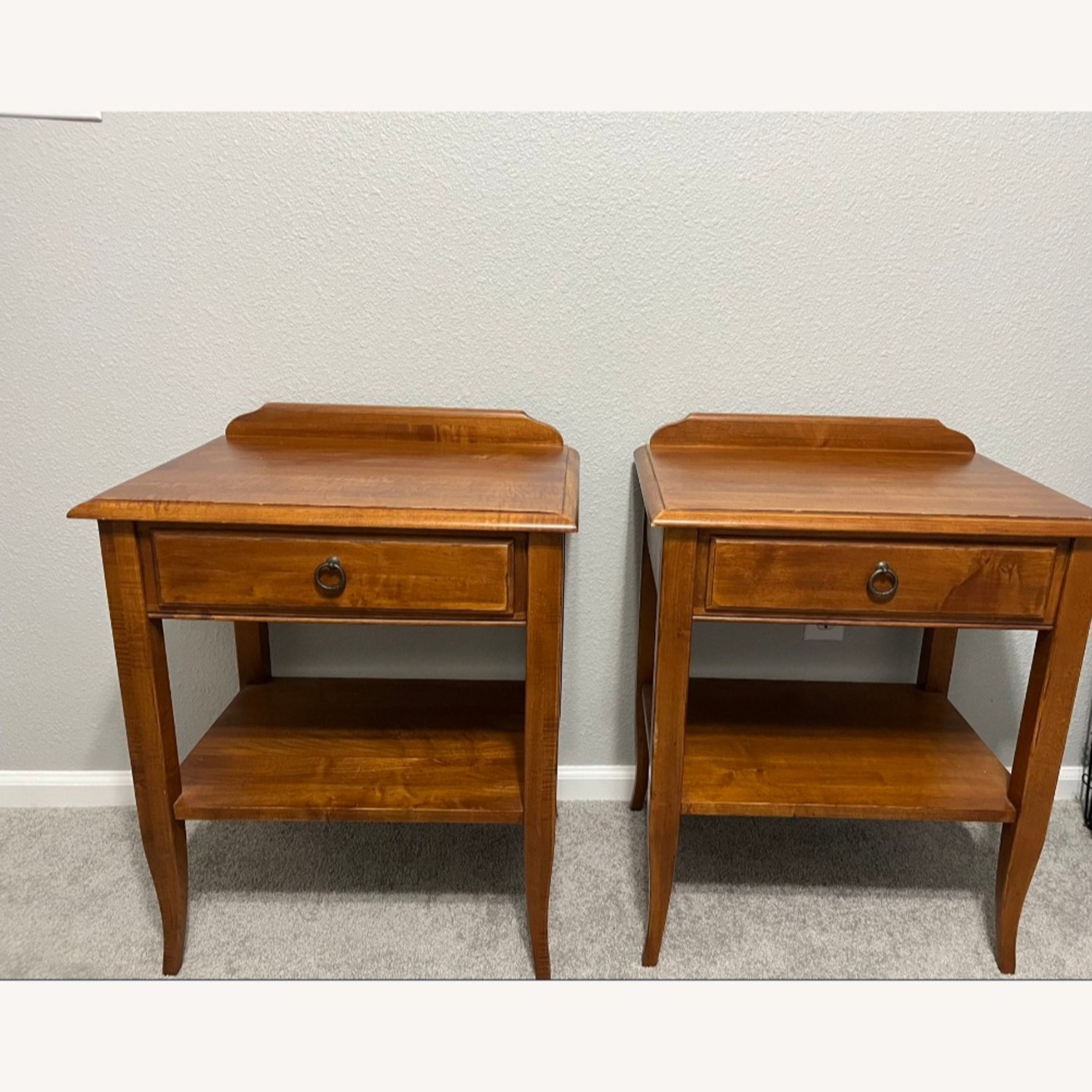 Ethan Allen Natural Wood Nightstands - image-2