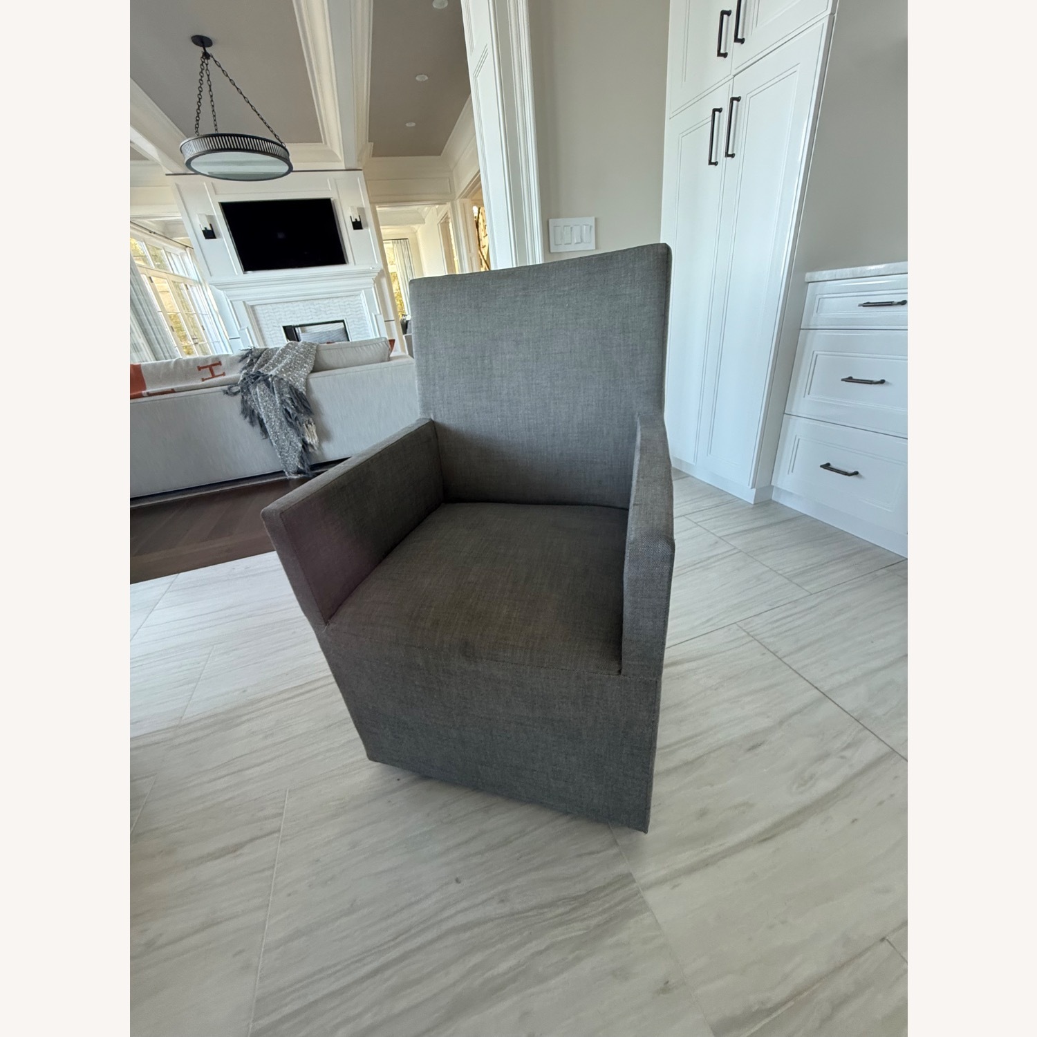 Restoration Hardware Ellison High-Back Fabric Dining Side Chairs - image-2