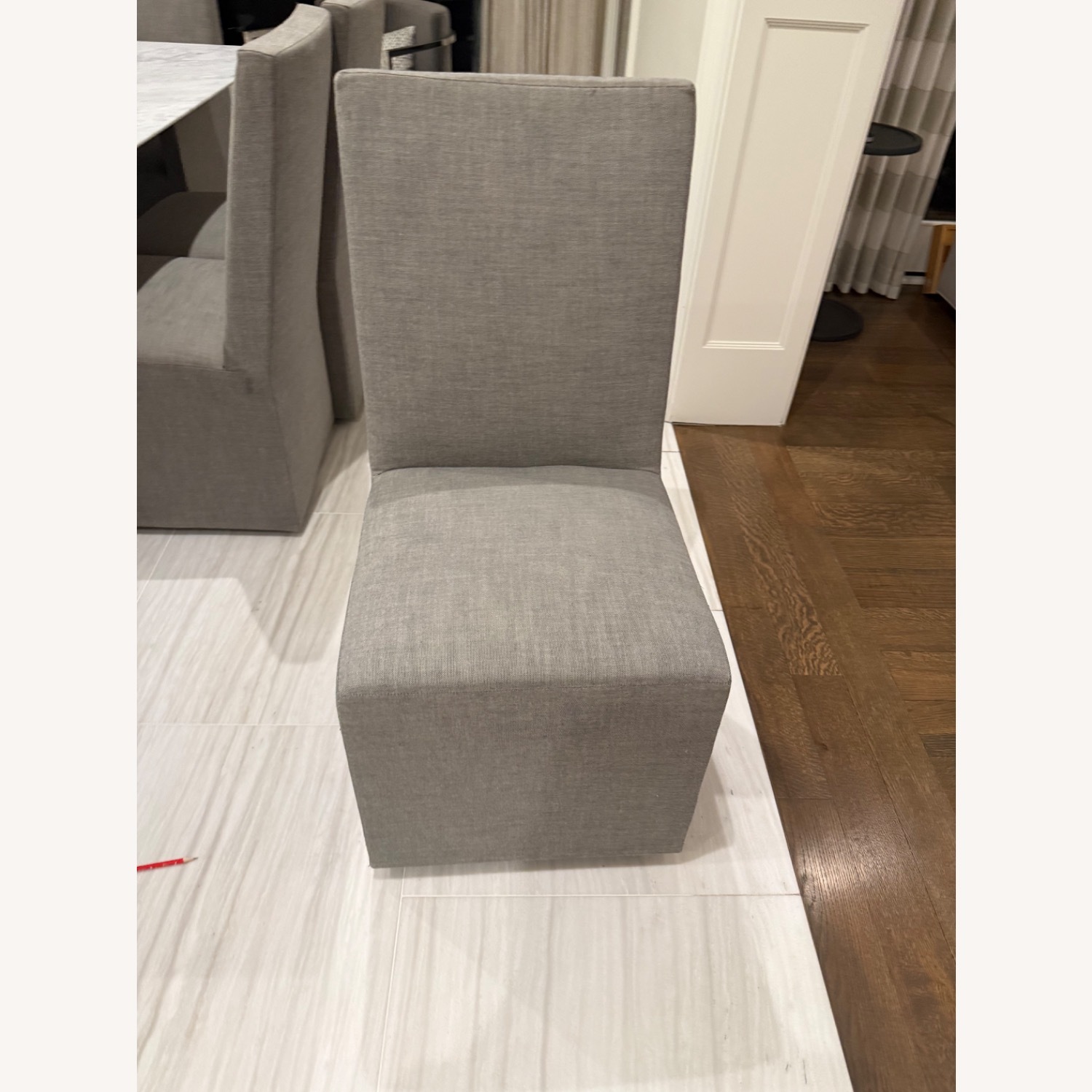 Restoration Hardware Ellison High-Back Fabric Dining Side Chairs - image-1