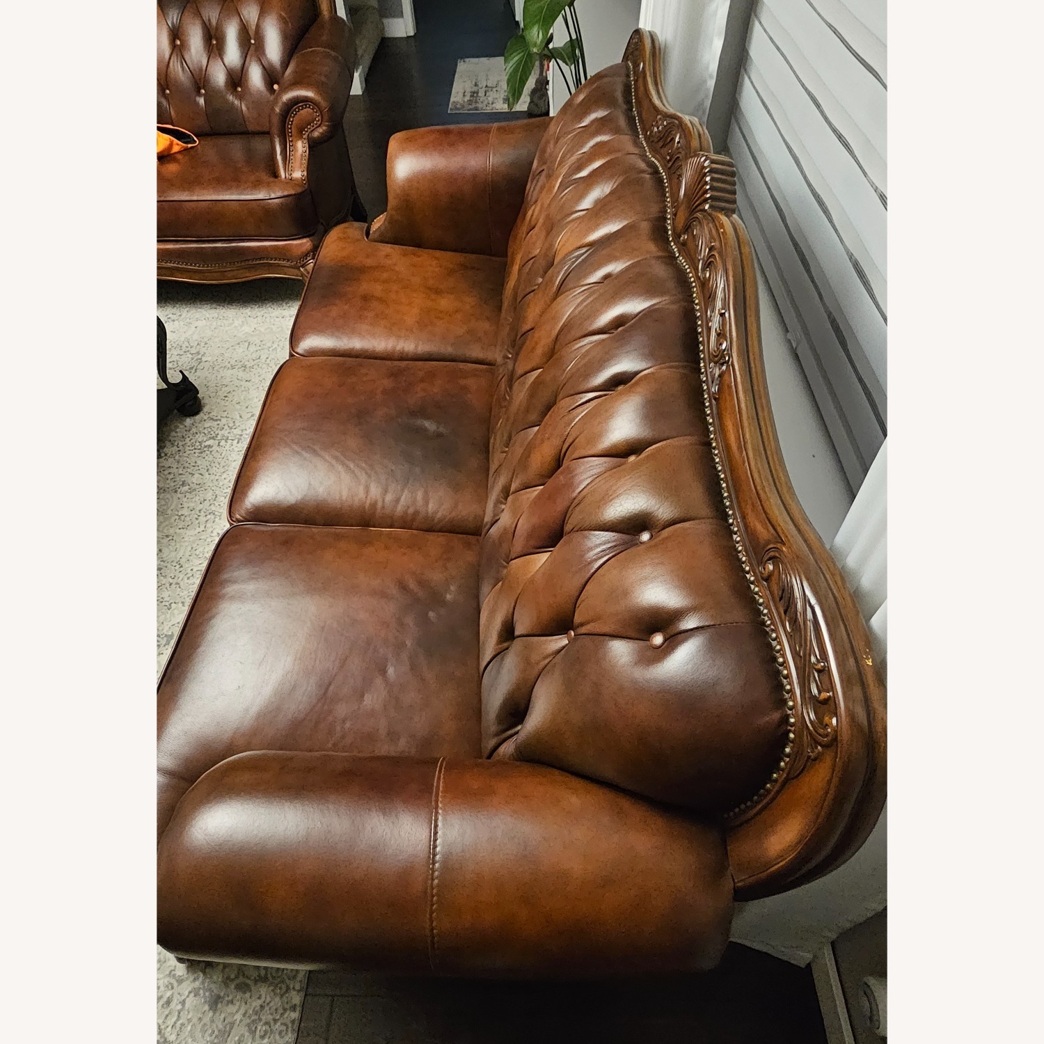 Coaster Fine Furniture Dark Brown 3+ Seater Sofa - image-2