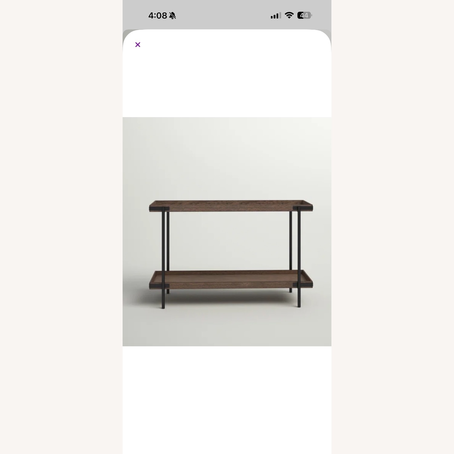 Wayfair Sand & Stable Dark Brown Media Storage - image-7