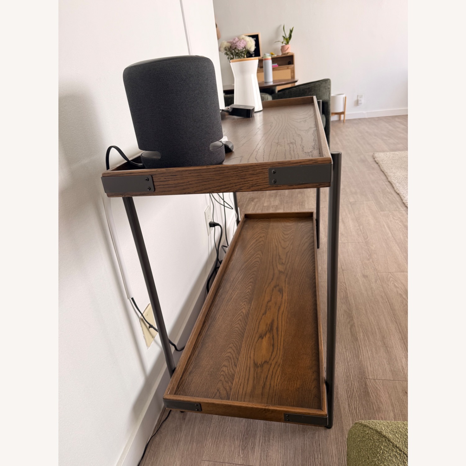 Wayfair Sand & Stable Dark Brown Media Storage - image-3