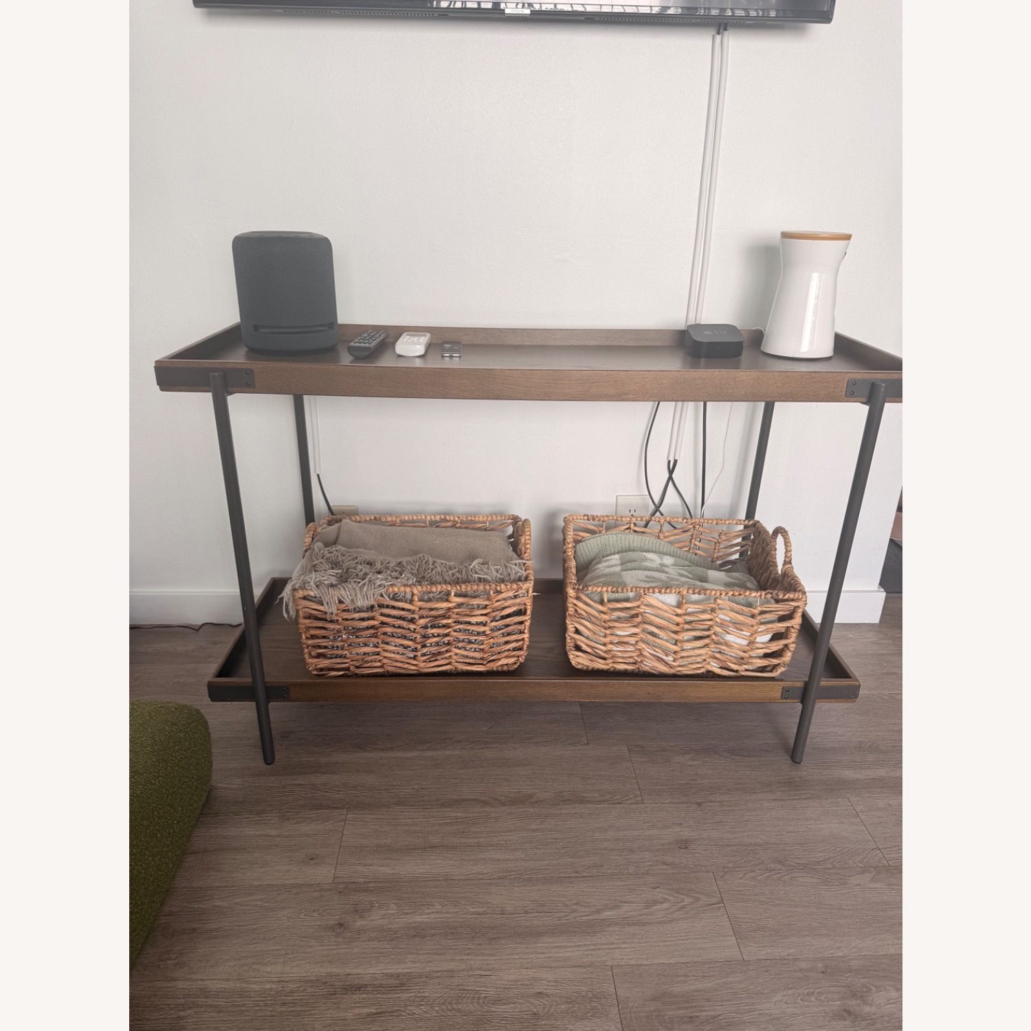 Wayfair Sand & Stable Dark Brown Media Storage - image-2