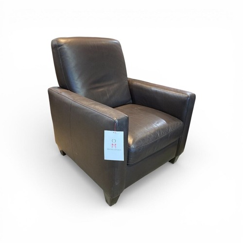 Used Leather Recliner Mocha for sale on AptDeco