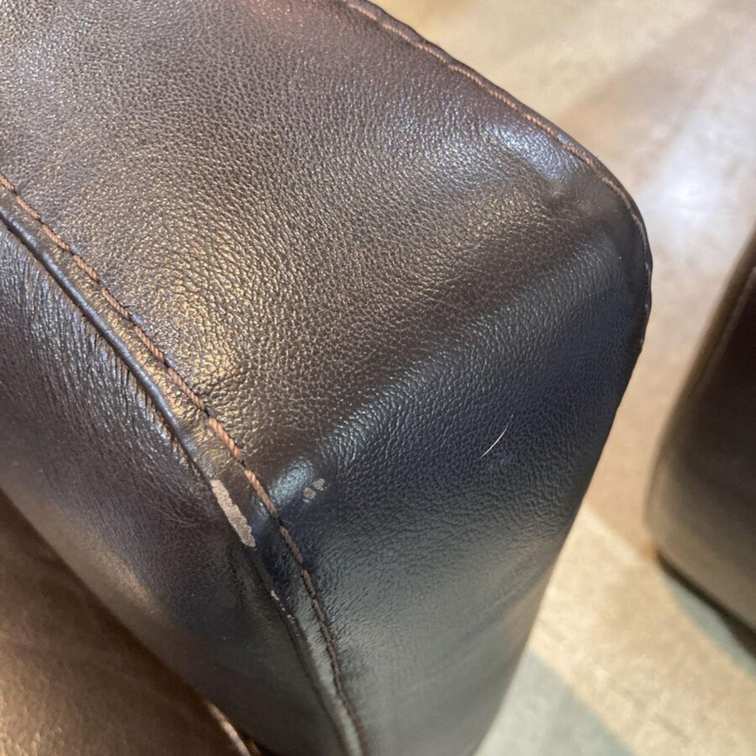 Leather Recliner Mocha - image-5