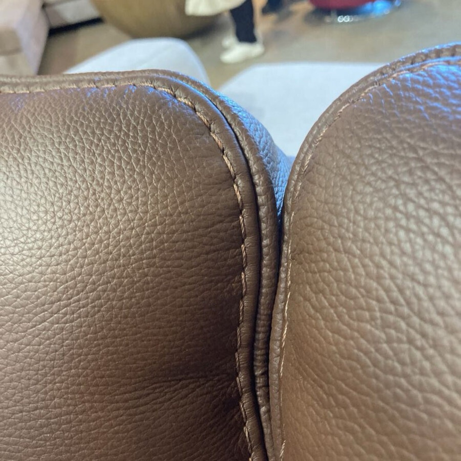 Leather VonRyan Tobacco Power Reclining - image-7