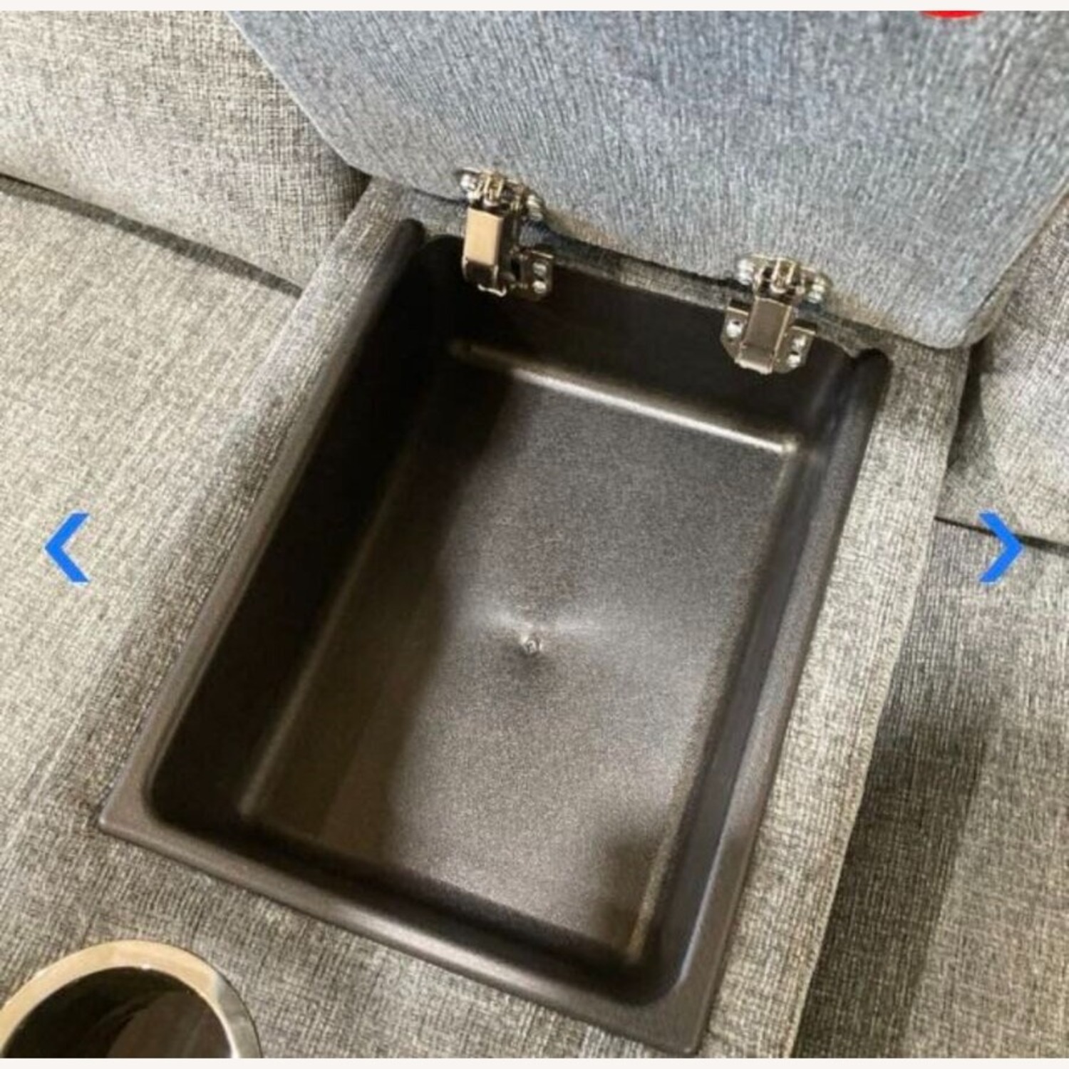 Barnsana Power Reclining Loveseat Gravel - image-9