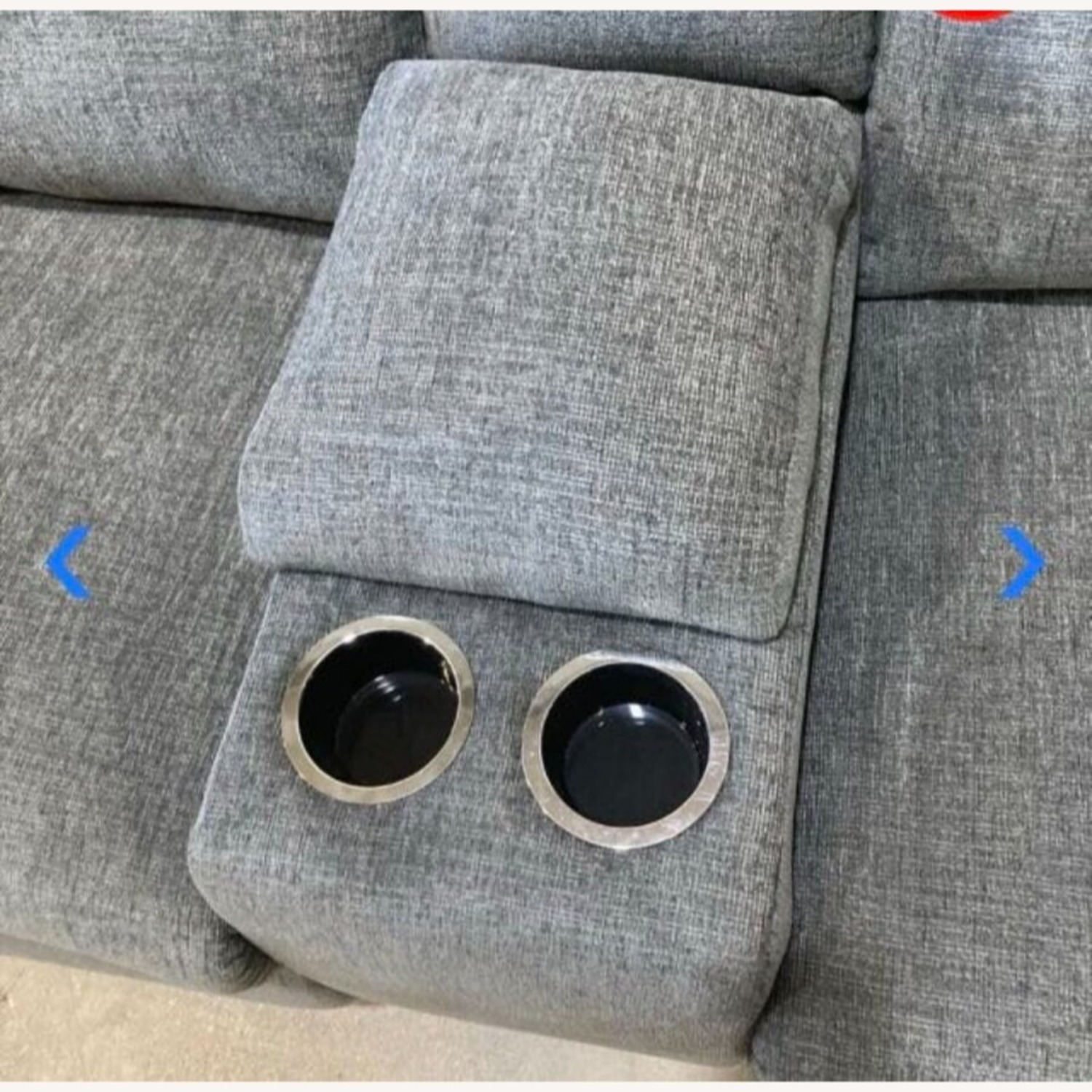 Barnsana Power Reclining Loveseat Gravel - image-10