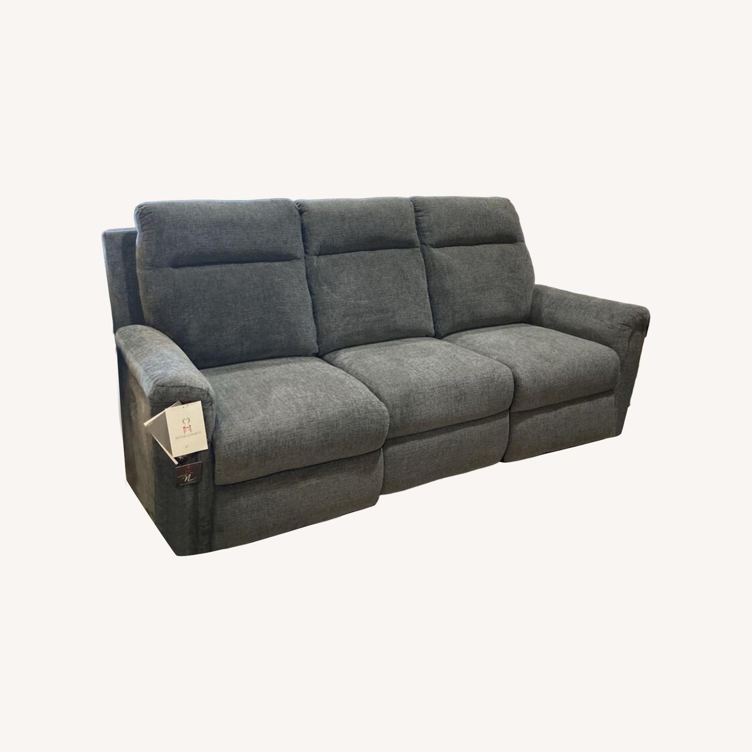 Barnsana Power Reclining Sofa Gravel - image-0