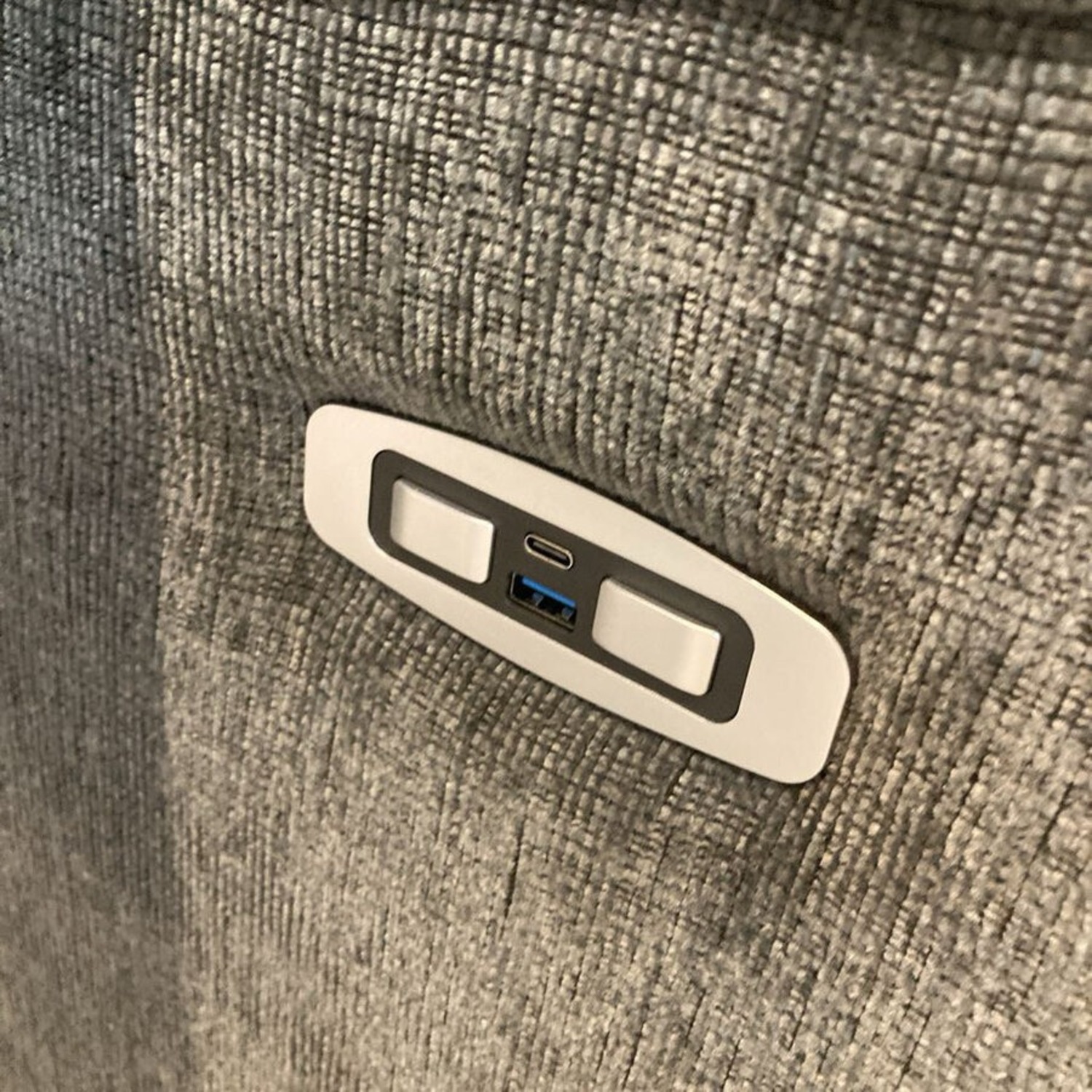 Barnsana Power Reclining Sofa Gravel - image-8