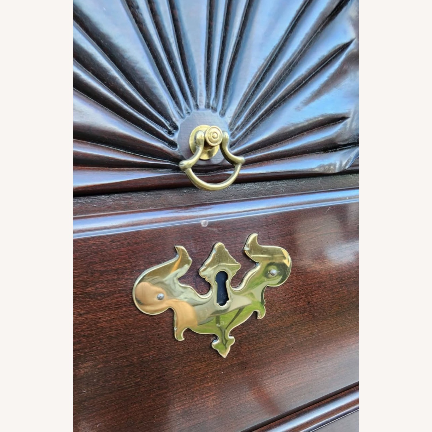 Ethan Allen 11 Drawer Highboy Cherry Wood Dresser - image-4