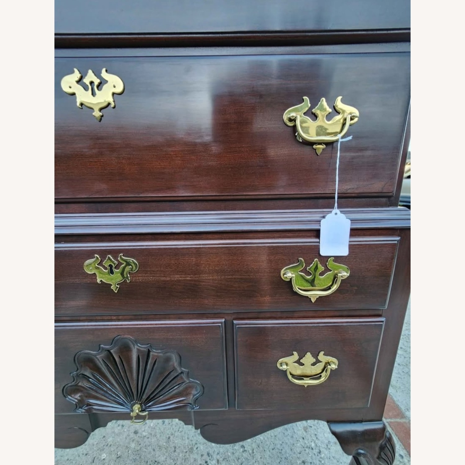 Ethan Allen 11 Drawer Highboy Cherry Wood Dresser - image-5