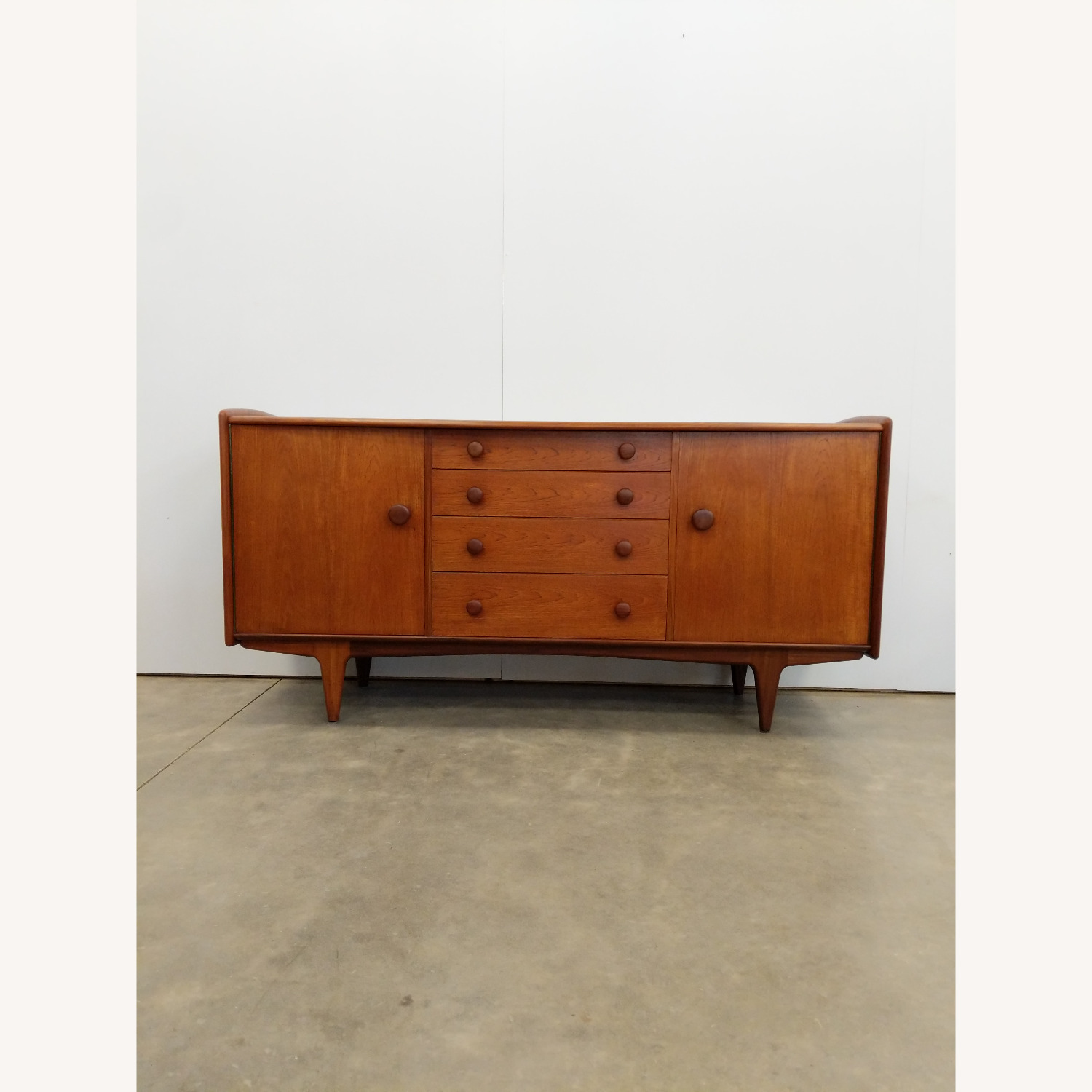Vintage Mid Century Modern Teak Younger Credenza - image-0
