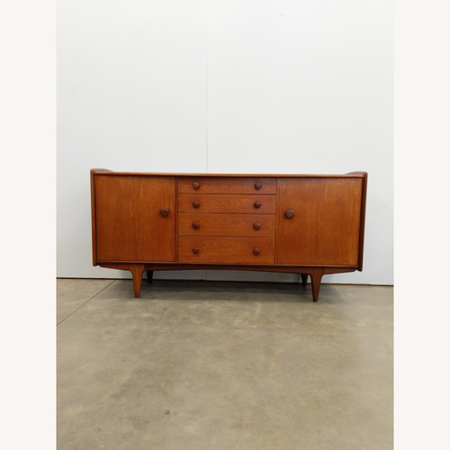 Used Vintage Mid Century Modern Teak Younger Credenza for sale on AptDeco