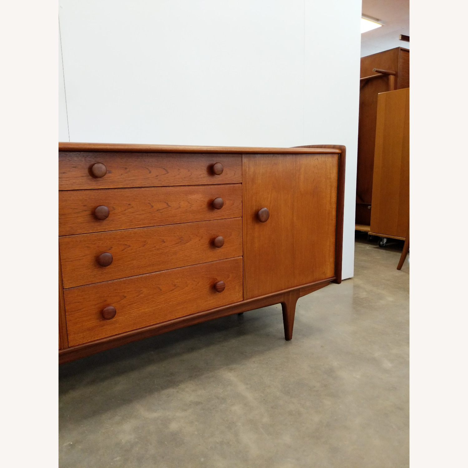 Vintage Mid Century Modern Teak Younger Credenza - image-7