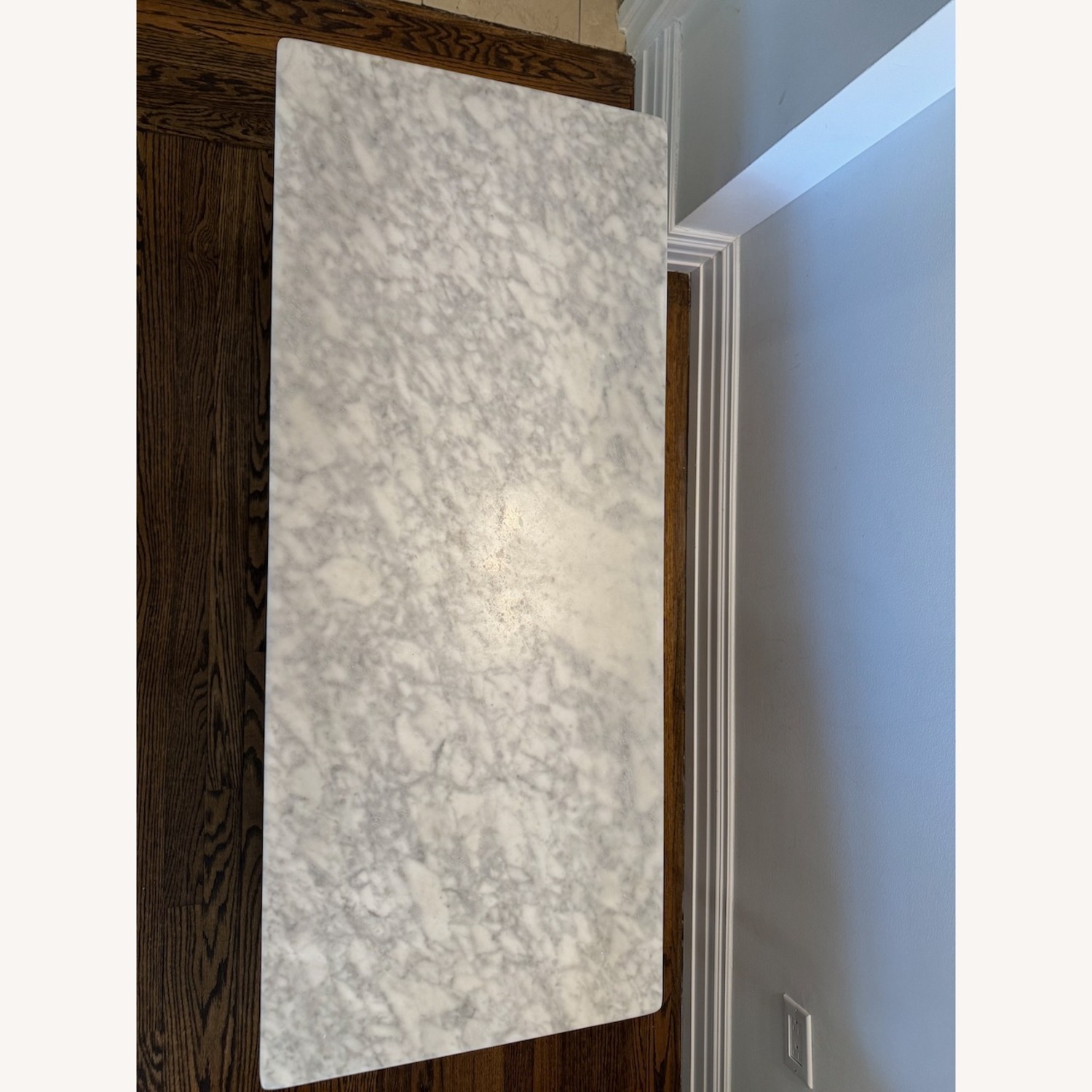 West Elm Reeve Marble & Wood Coffee Table - image-6