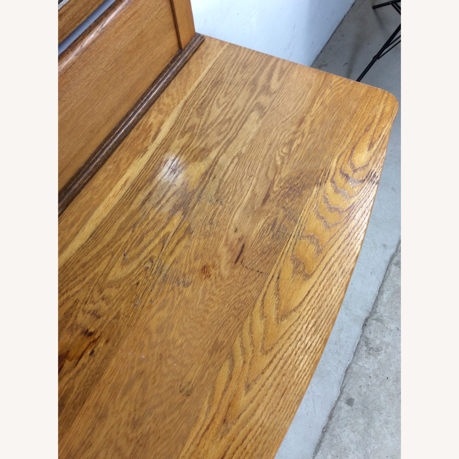 Antique 5 Drawer Dresser with Large Mirror - image-10