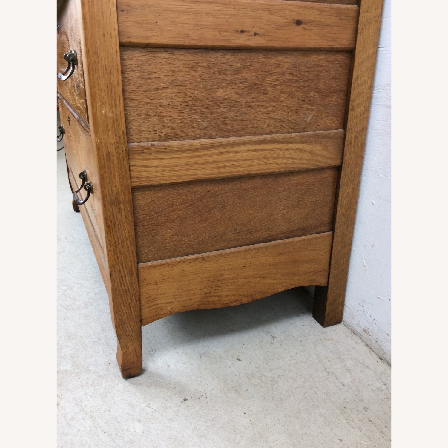 Antique 5 Drawer Dresser with Large Mirror - image-22