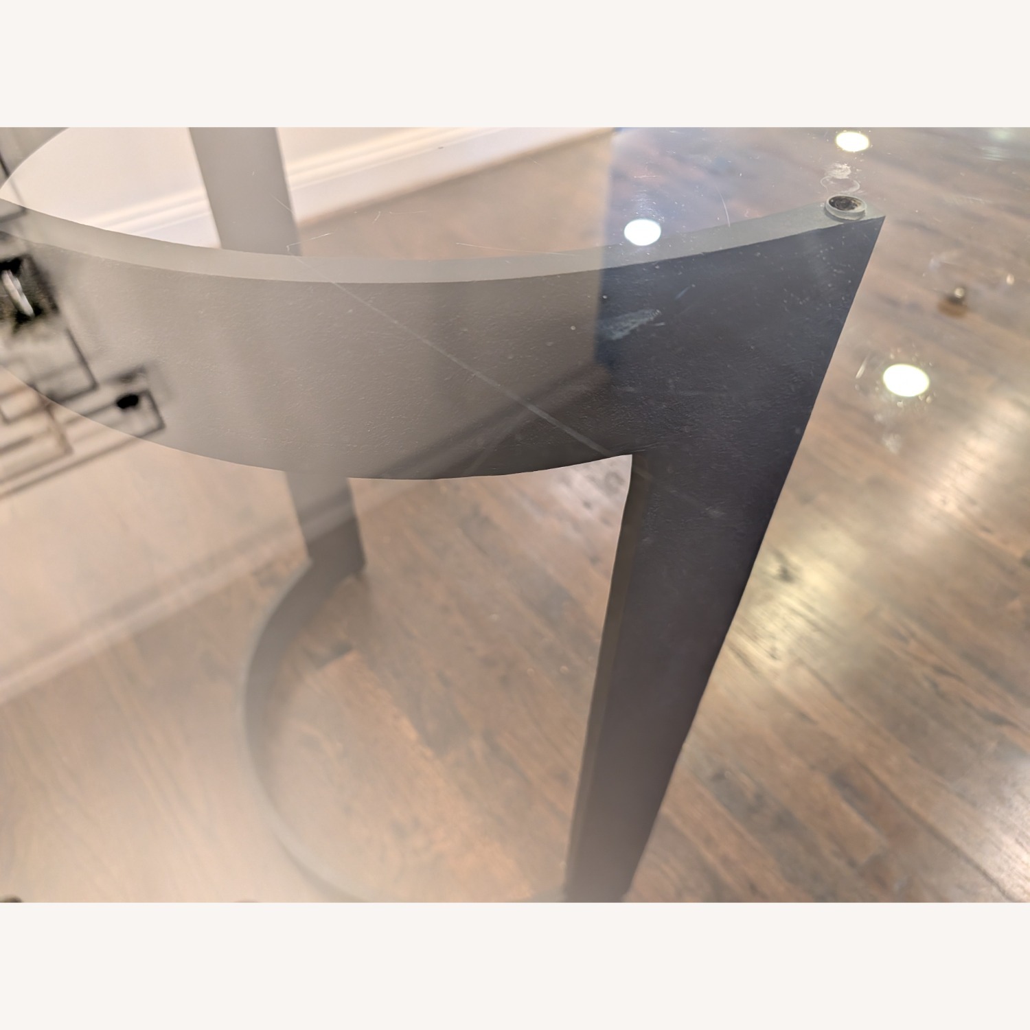 CB2 Orrin Black Oval Dining Table - image-4
