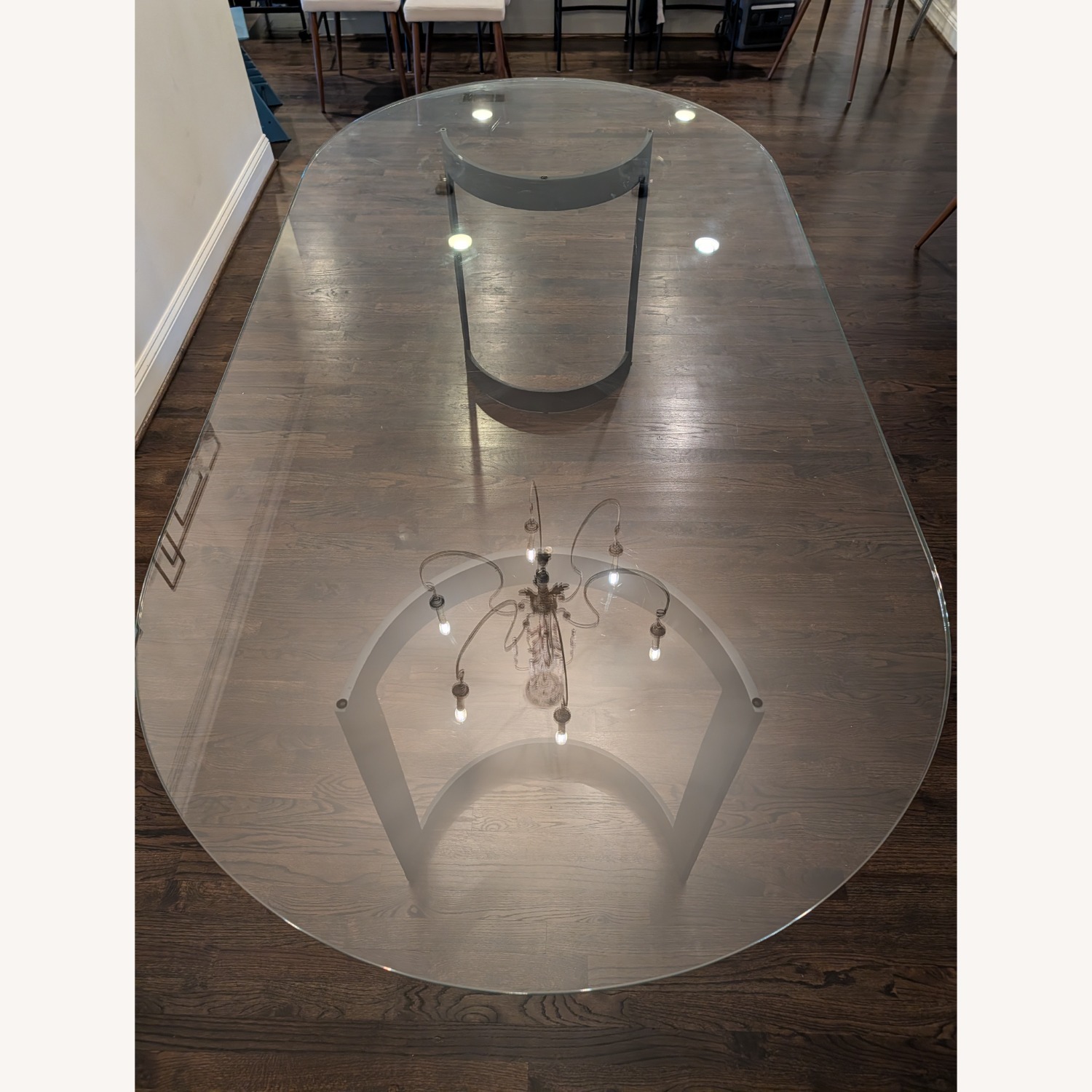 CB2 Orrin Black Oval Dining Table - image-5