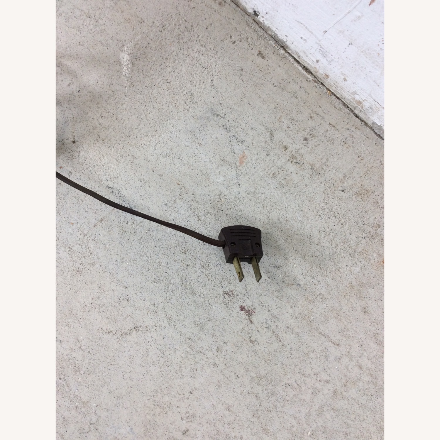 Vintage Rattan Floor Lamp with Shade - image-22