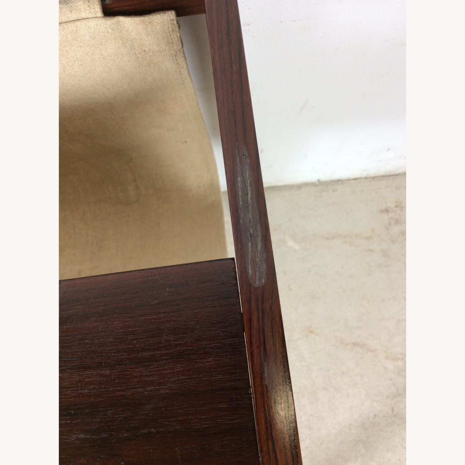 Danish Rosewood Magazine Table with Canvas - image-8