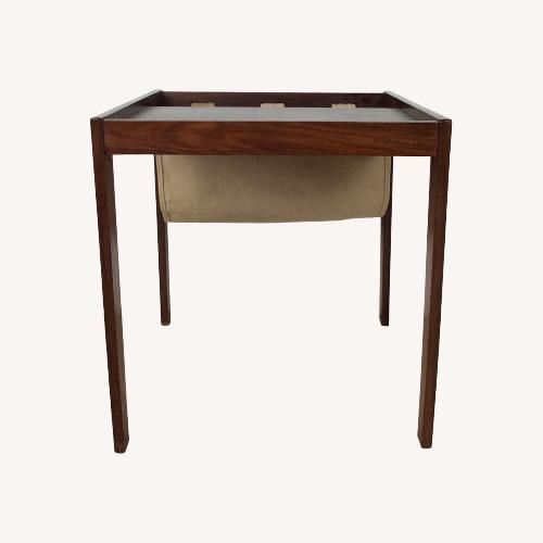 Used Danish Rosewood Magazine Table with Canvas for sale on AptDeco