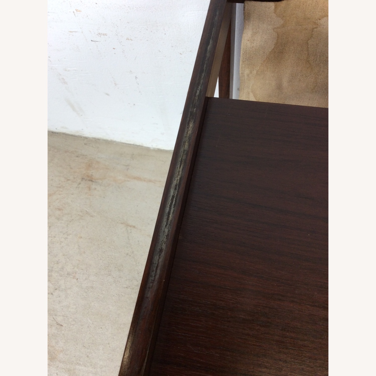 Danish Rosewood Magazine Table with Canvas - image-6