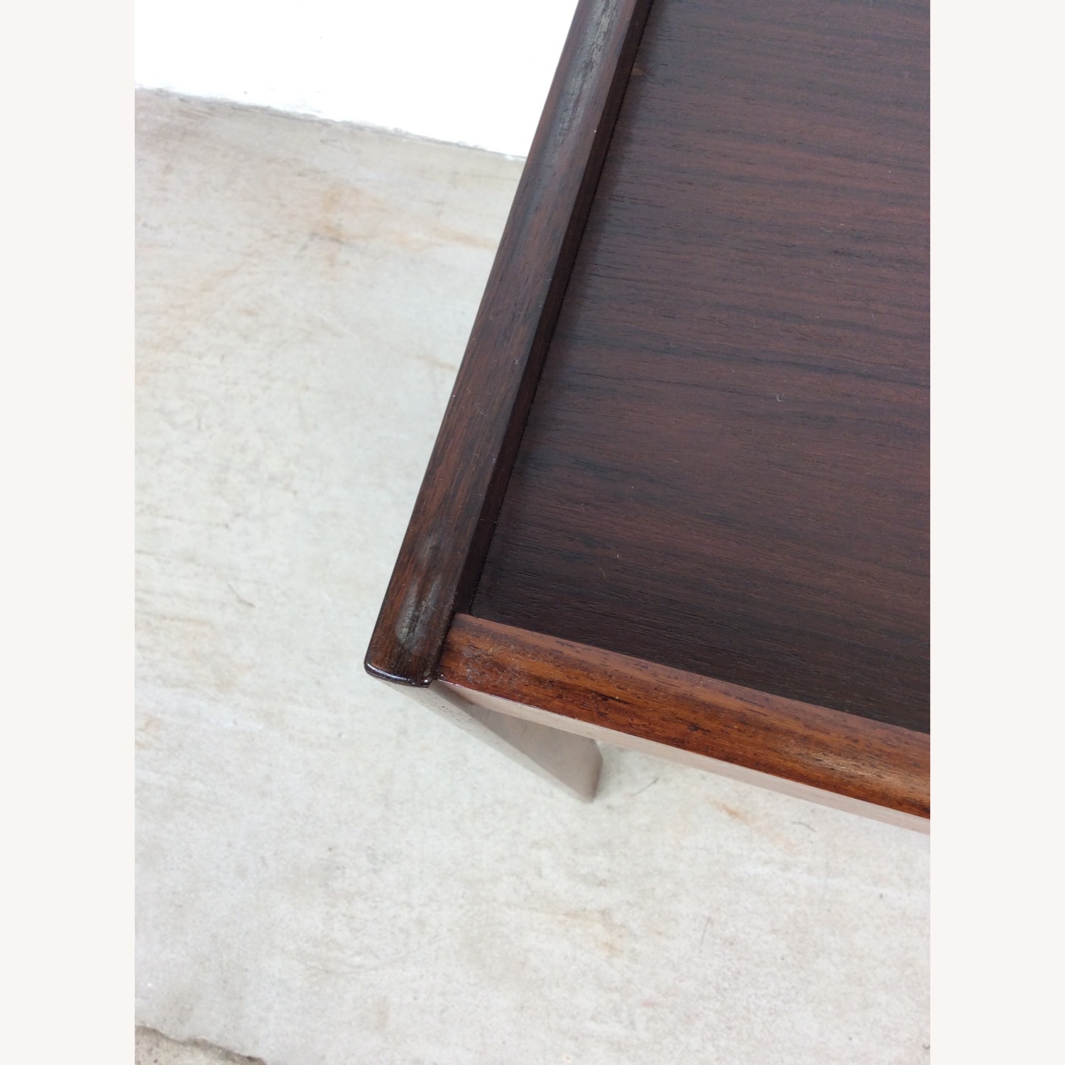 Danish Rosewood Magazine Table with Canvas - image-5