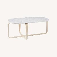 West Elm Leigh Coffee Table with Ash Base