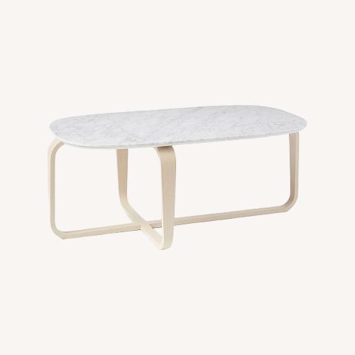 Used West Elm Leigh Coffee Table with Ash Base for sale on AptDeco