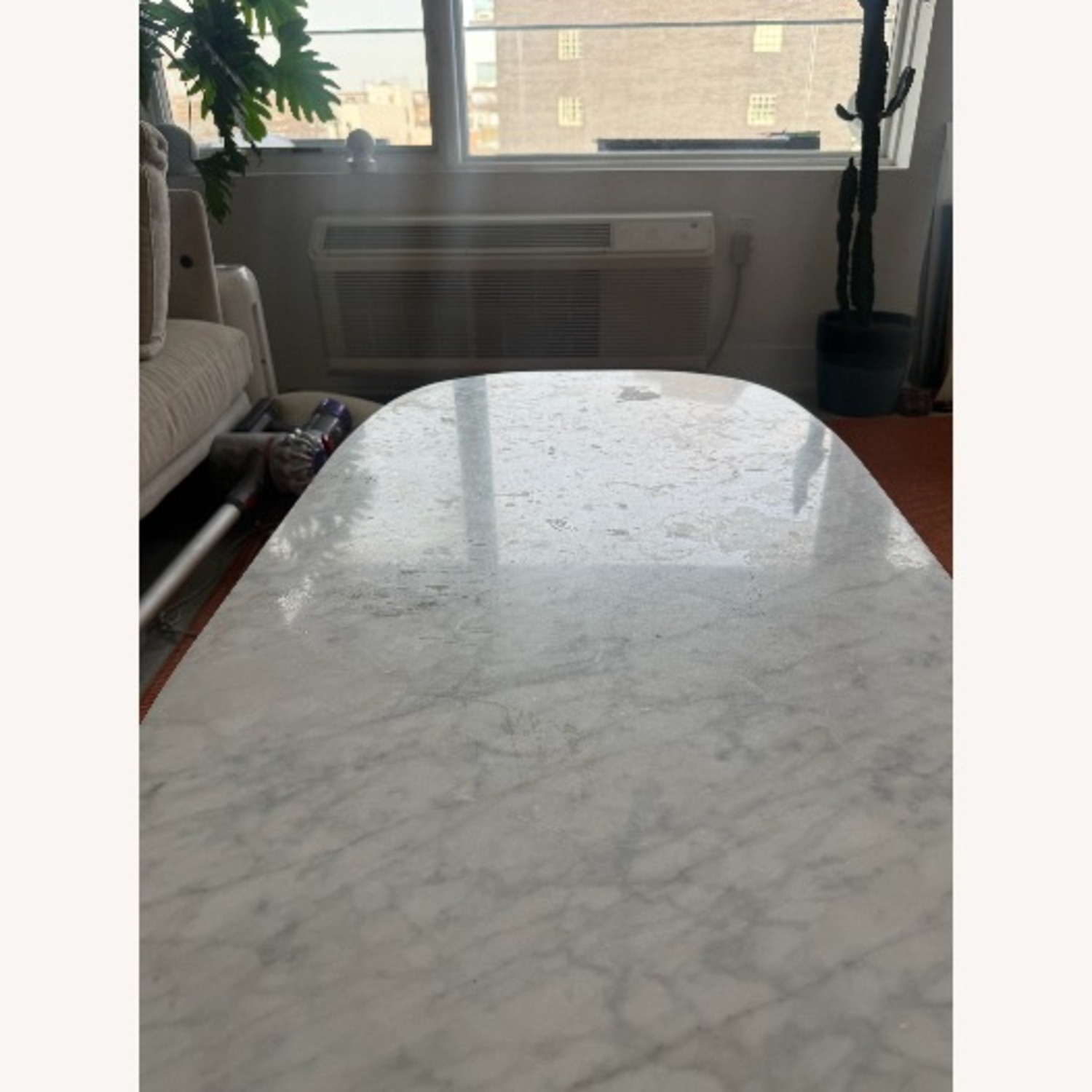 West Elm Leigh Coffee Table with Ash Base - image-5