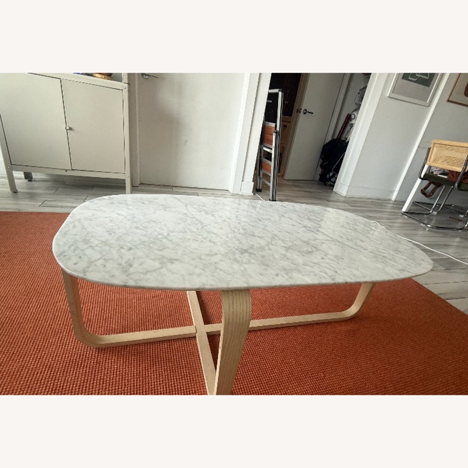 West Elm Leigh Coffee Table with Ash Base - image-2