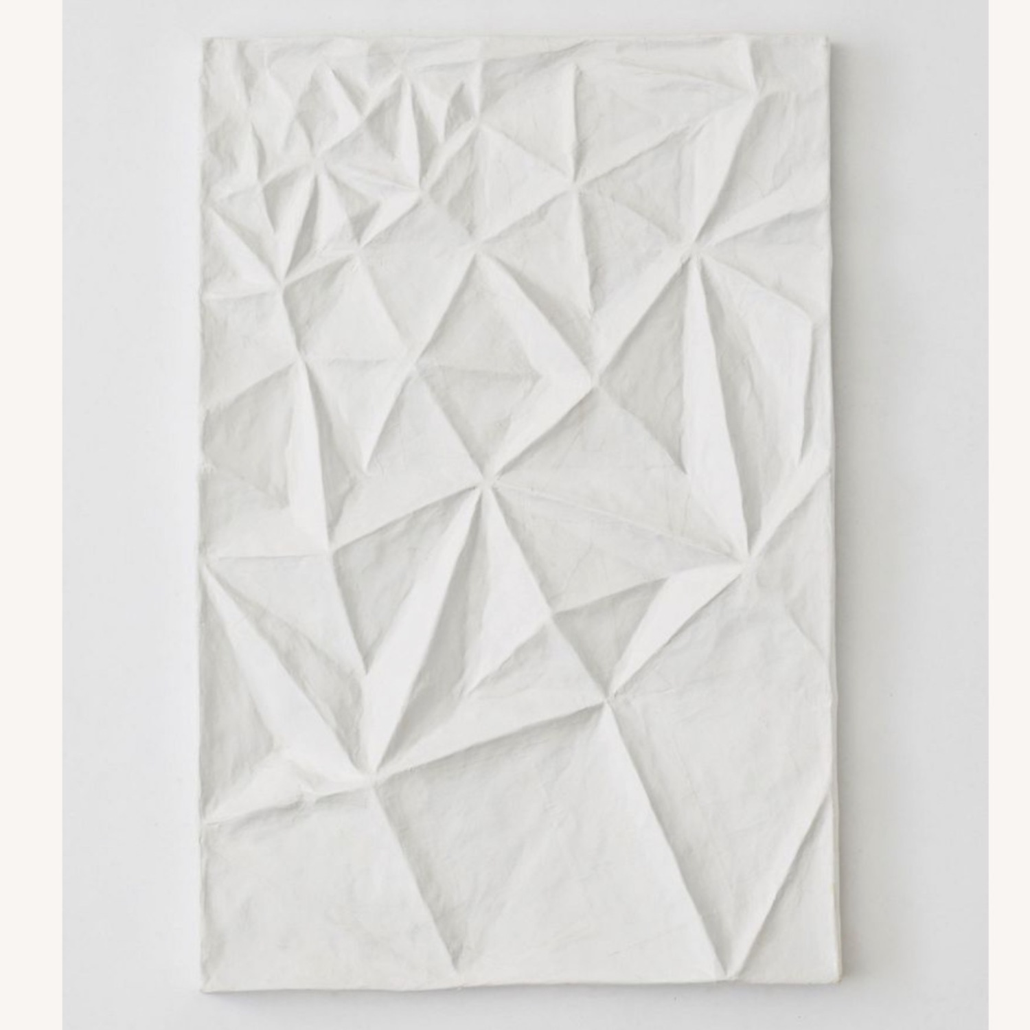 West Elm Paper Mache Geo Panel Wall Art, Panel III - image-0