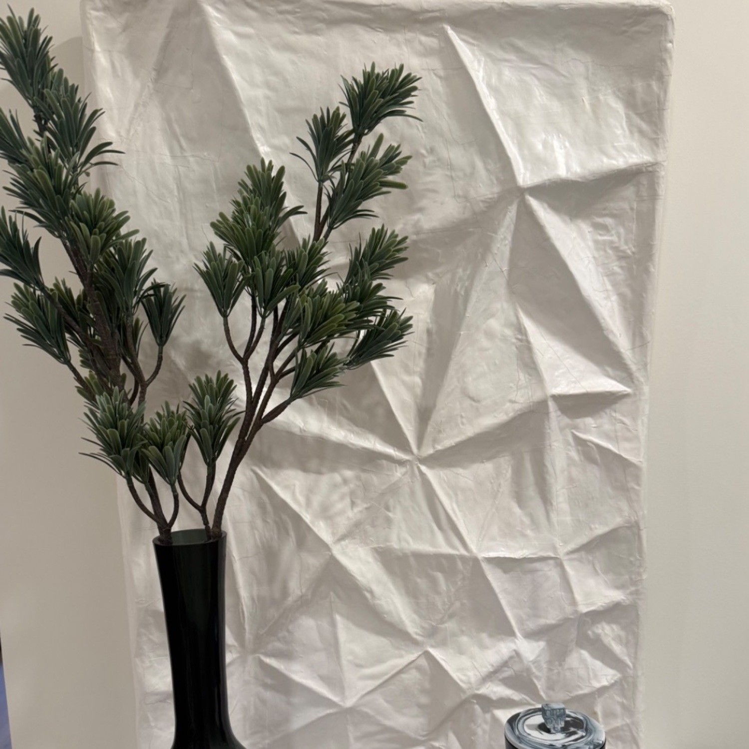 West Elm Paper Mache Geo Panel Wall Art, Panel III - image-1