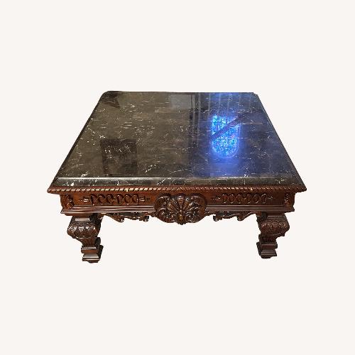 Used Marble Top Coffee Table for sale on AptDeco