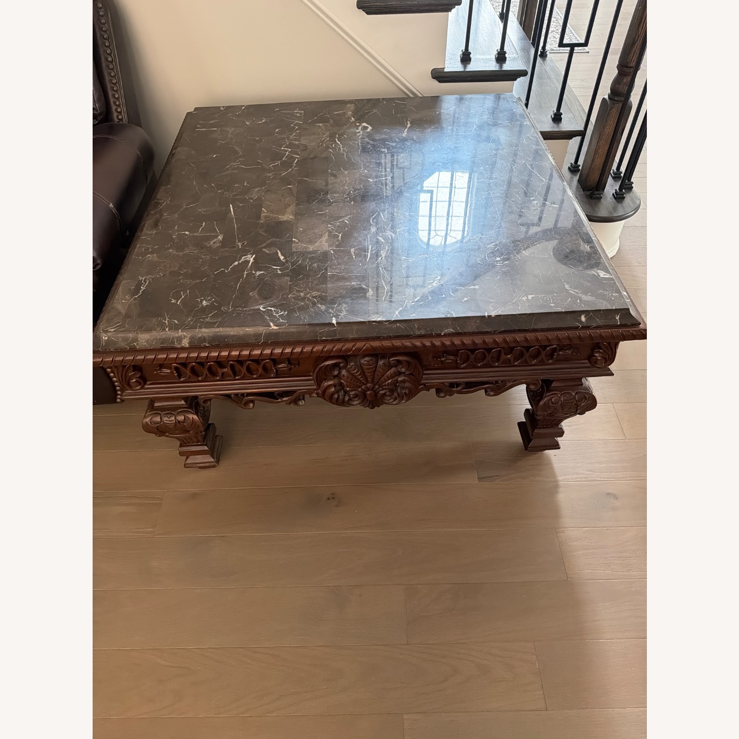 Marble Top Coffee Table - image-2