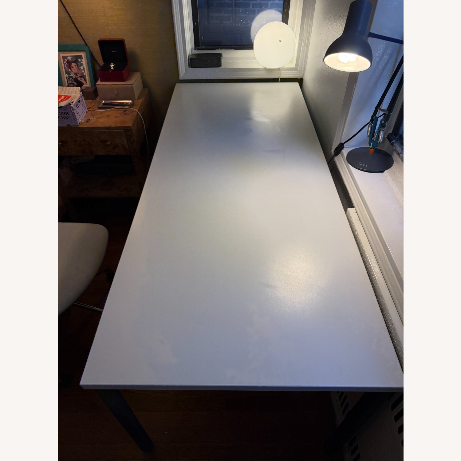 Herman Miller Oe1 White Wood Desk - image-4