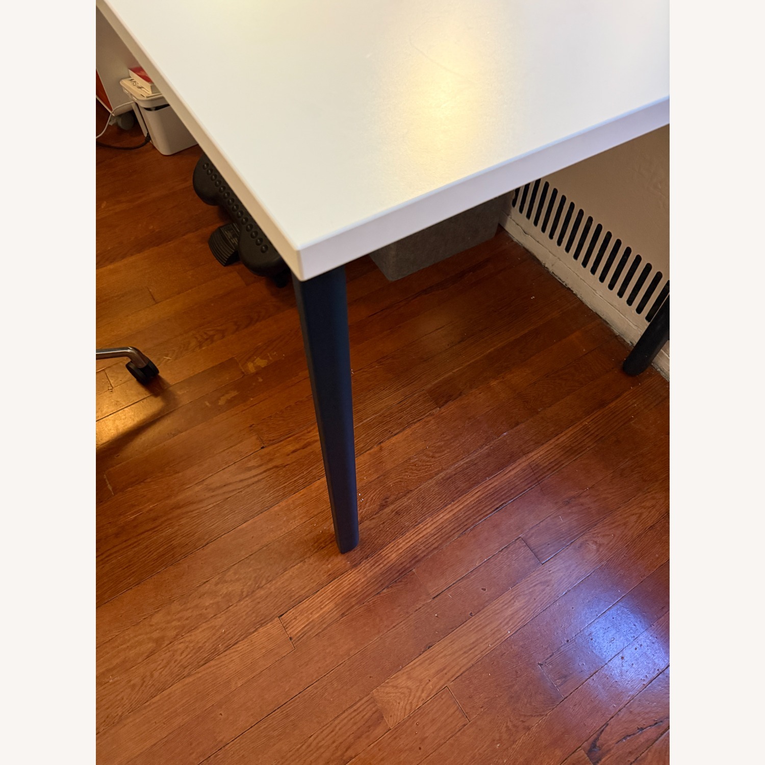 Herman Miller Oe1 White Wood Desk - image-5