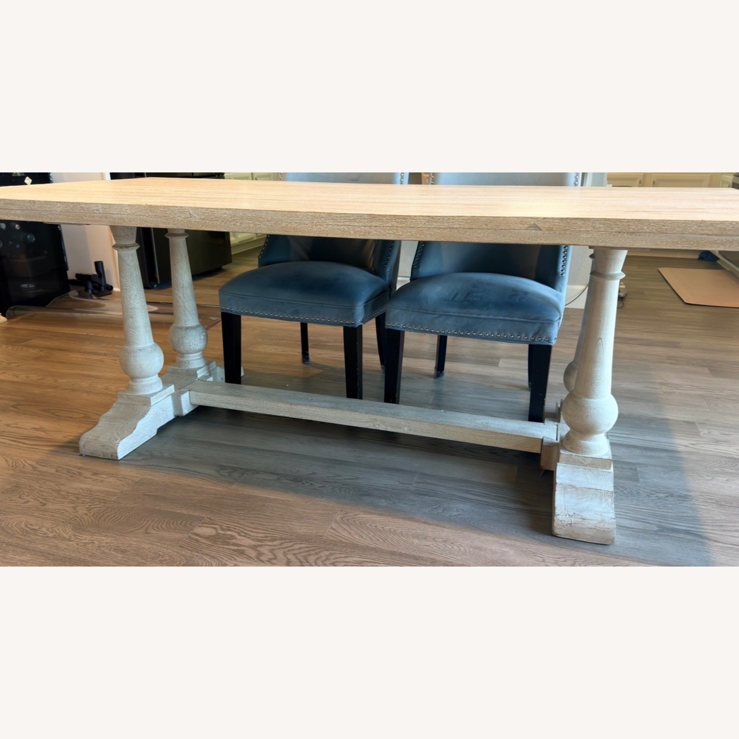 Living Spaces Leon Natural Wood Dining Table - image-3